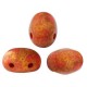 Cuentas de vidrio Samos® by Puca® - Opaque light coral bronze 93400/15496